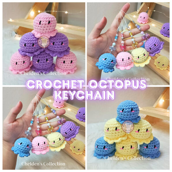 Octopus Keychain ₱55-₱69