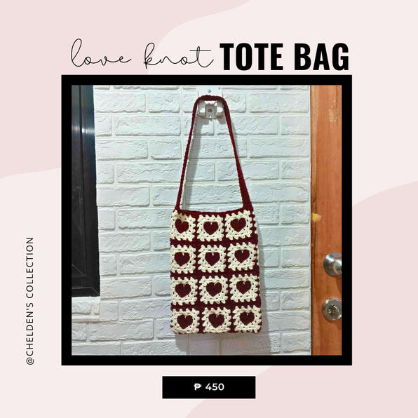 Love Knot Tote Bag (Available On-hand)